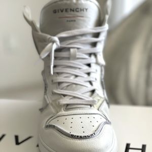 Givenchy Wing White leather HighTops Mens size 11 US